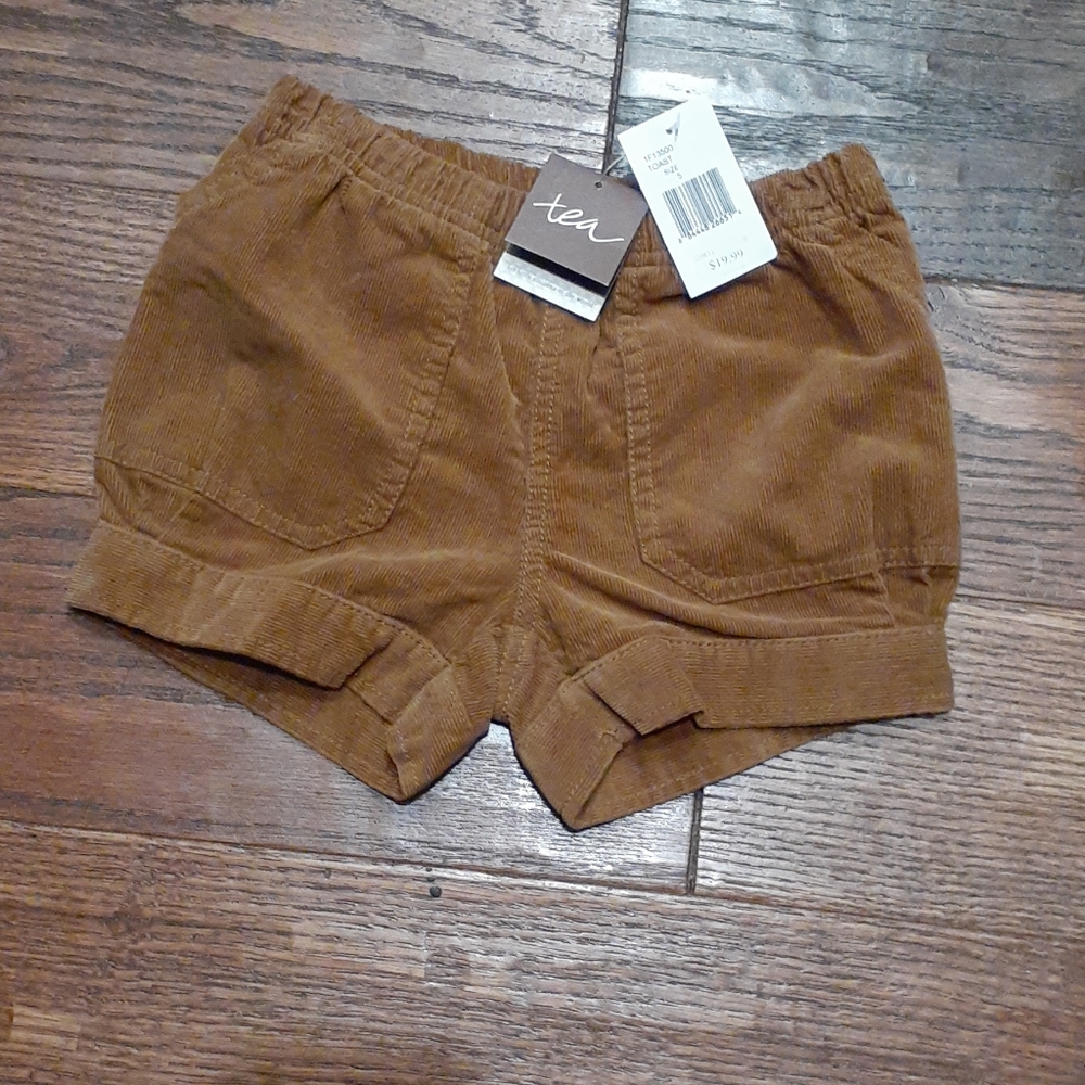 Tea corduroy shorts